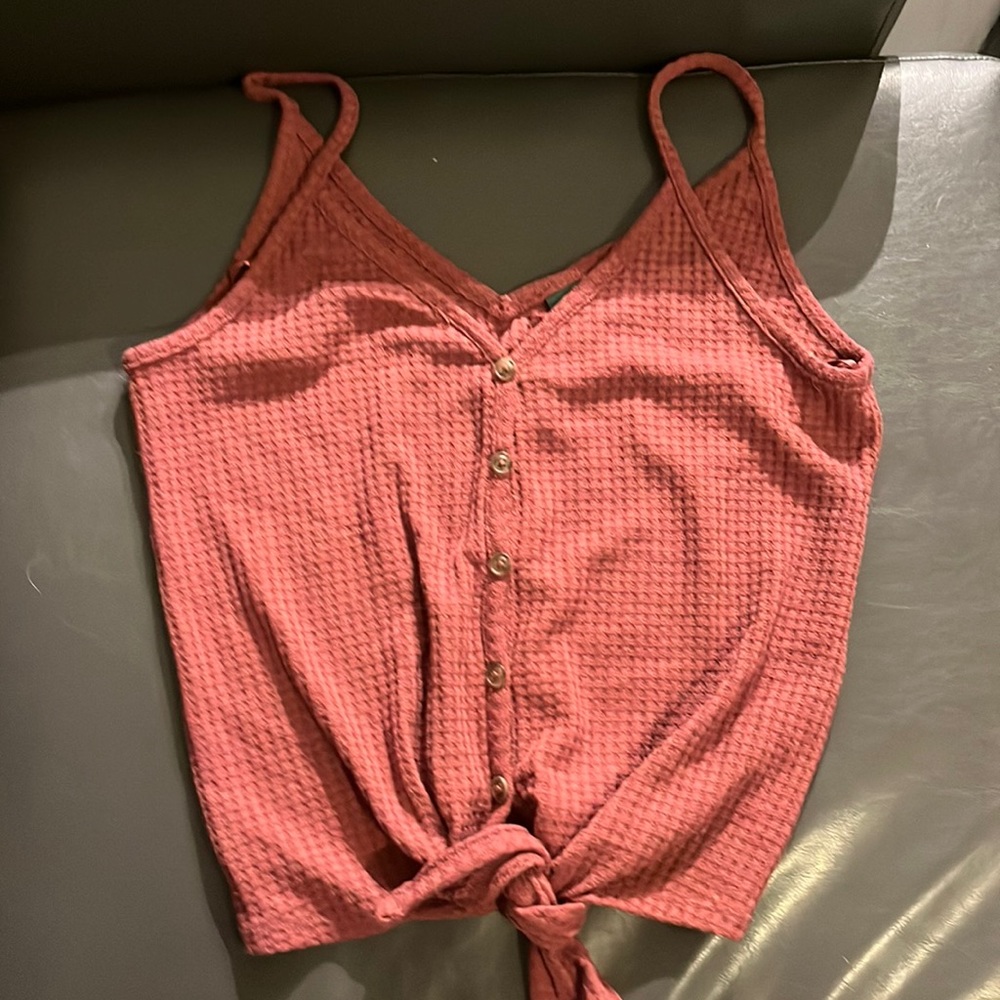 red tank top, red, wild fable